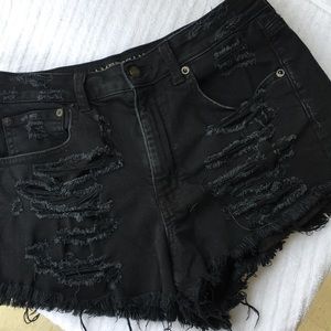 American Eagle Outfitters Shorts size 8 Black